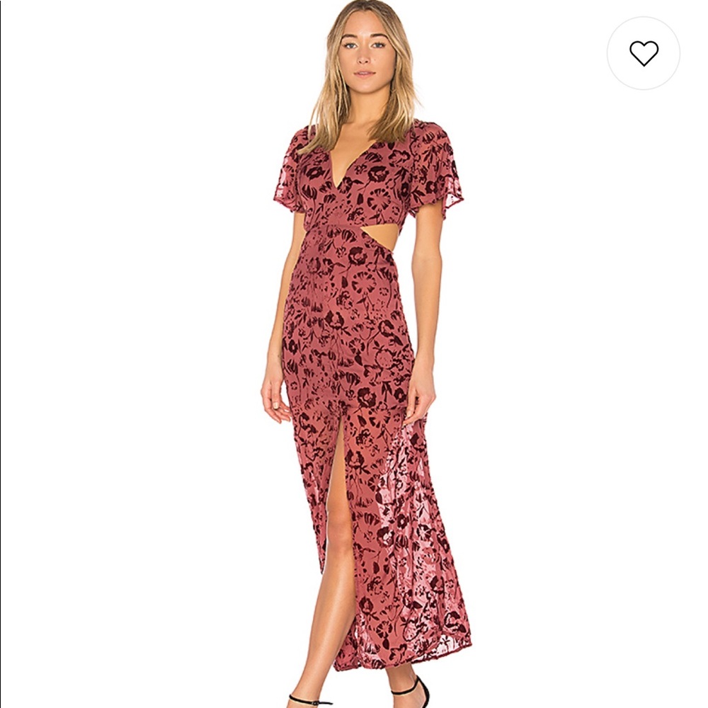 Lovers + Friends Velvet Dress - size XS